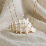 Coastal Glow Gold Chain Necklace